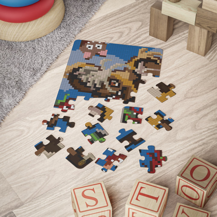 Puzzle Pixel Art pour enfants Alwaha Dreams Sokho Squad, 30 pièces