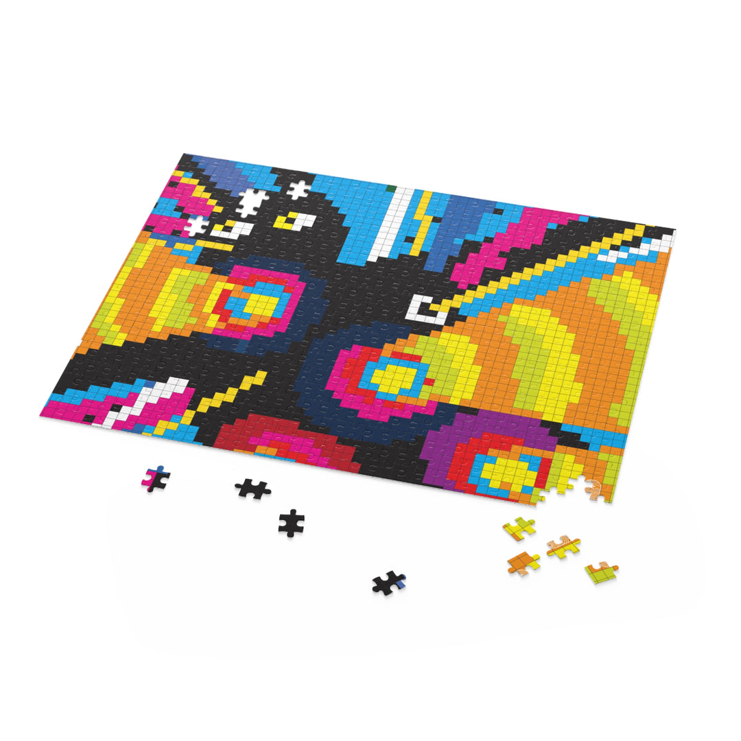 Alwaha Dreams Pixel Art Puzzle Challenge colored Abiku (500 - Piece) - Alwaha Dreams