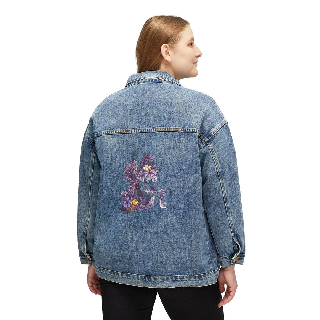 Veste en jean femme fleurs Nandi 