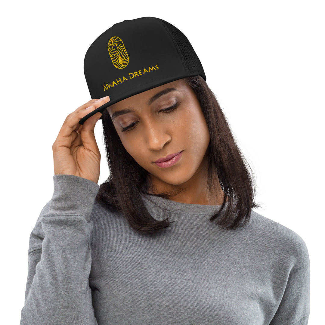 Cap logo Alwaha Dreams All Black