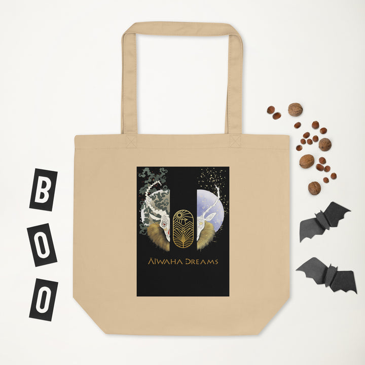 Alwaha Dreams Eco Tote Bag with masks