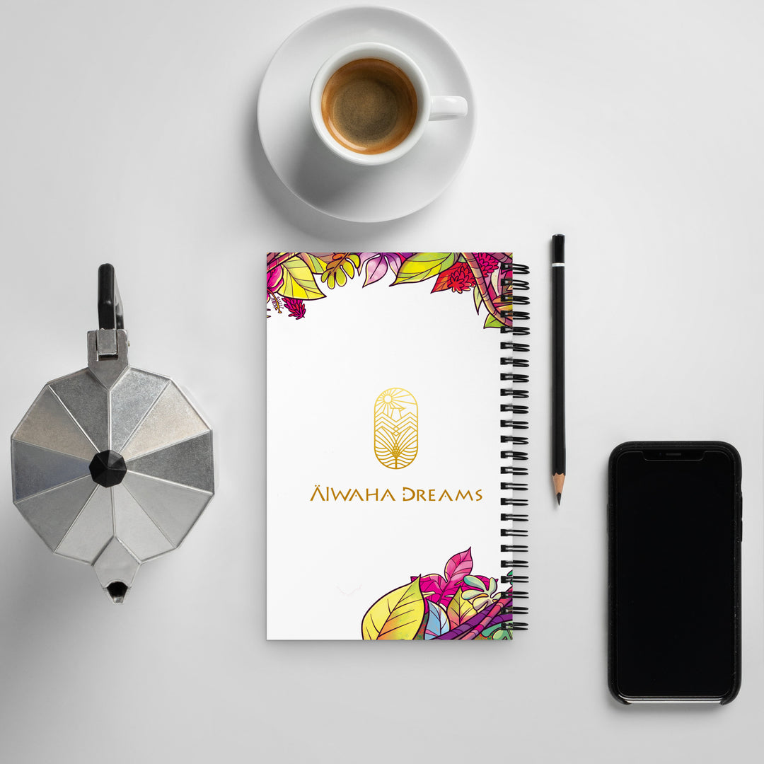 Alwaha Dreams Spiral notebook Sefu jungle